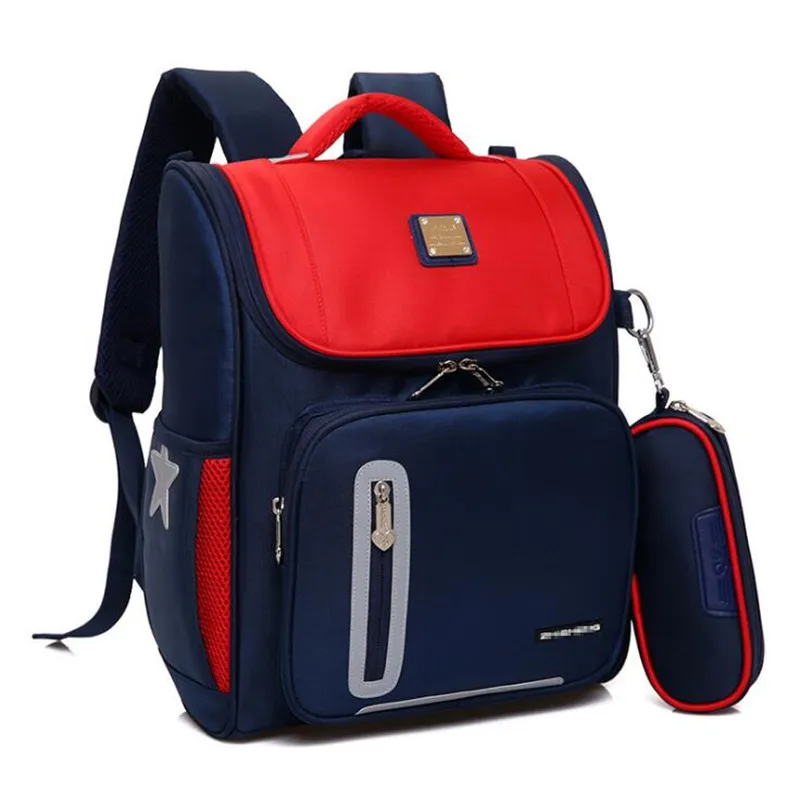 2018 ортопедический рюкзак мальчик Водонепроницаемый школьные сумки молния детская школьная сумка милая детская школьная сумка для