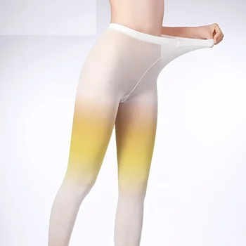 

unique stockings Japanese cosply style summer thin YELLOW Tights High-quality Silk stockings shaping leggin 1order=1pc