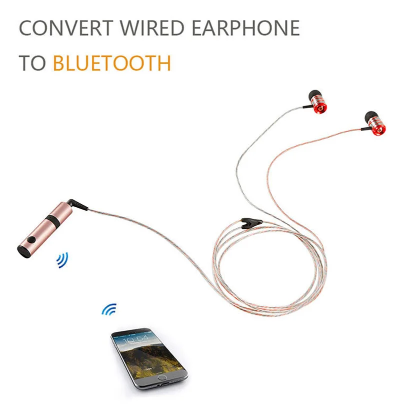 Автомобильный Bluetooth наушники аудио передатчик приемник стерео беспроводной мини портативный Blutooth адаптер для наушников AUX 3,5 мм
