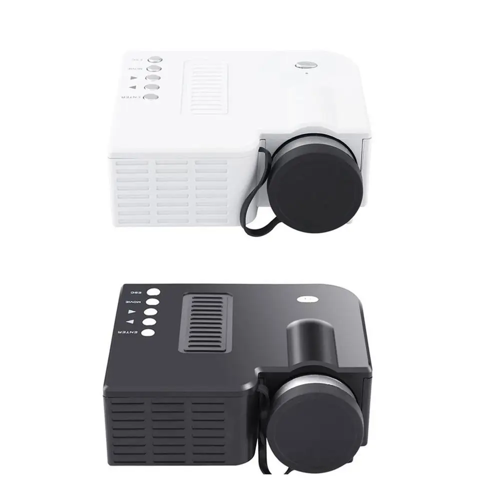 UC28A портативный удобный HD 1080P светодиодный видеопроектор домашний кинотеатр мультимедийные развлечения ПК USB tv AV видео проектор