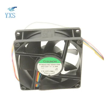 

PF80251B2-0000-S99 DC 12V 3.4W 8025 8CM 80*80**25mm 4 Wires Temperature Control Cooling Fan