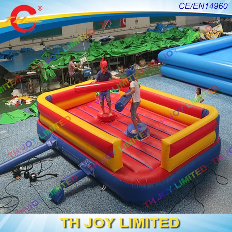 

Free air shipping, 5x5m inflatable jousting pugil sticks toys for sale, inflatable jousting arena, inflatable jousting sticks