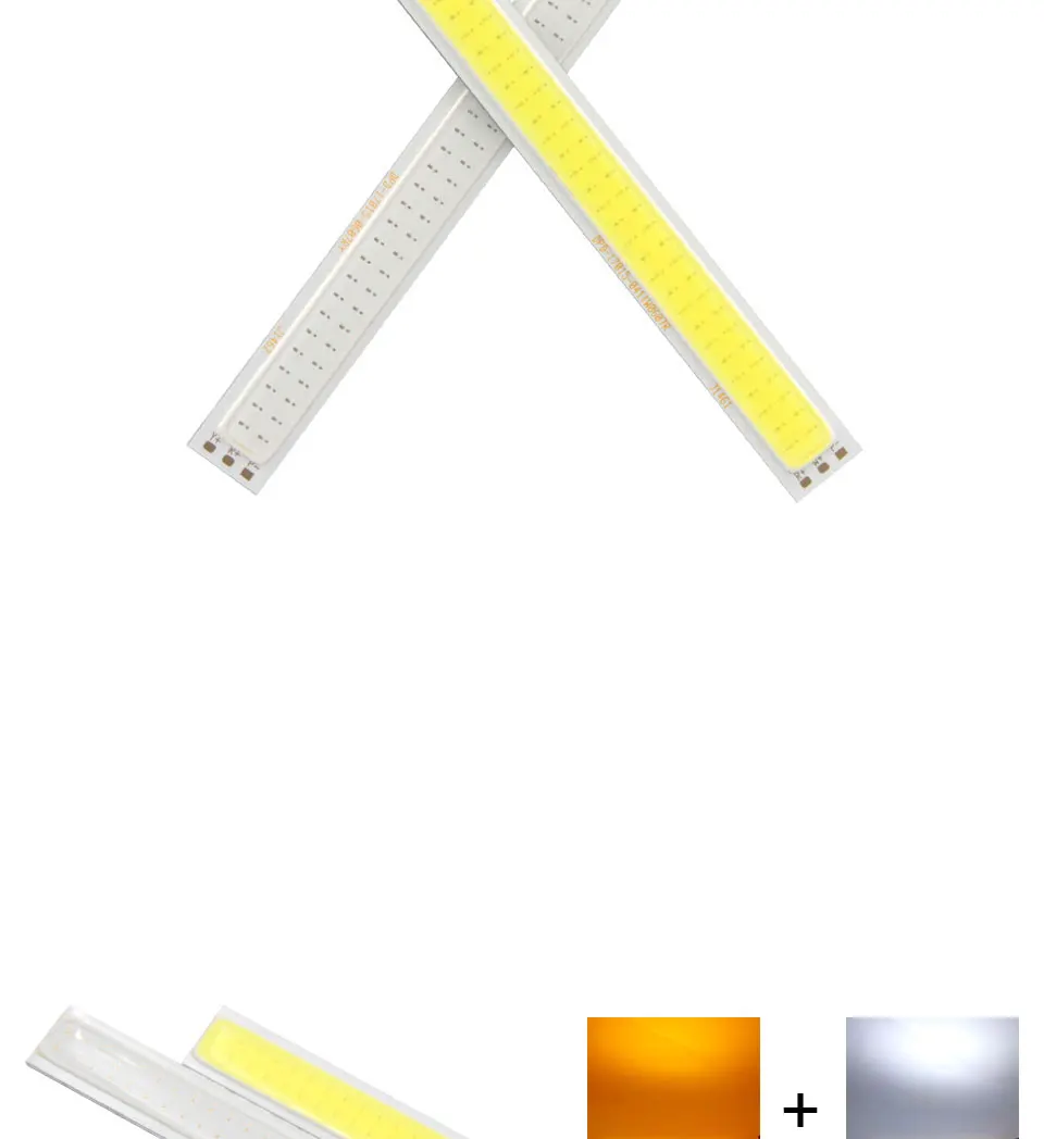 Double Color COB LED Light Source 2W White Red Orange Chip On Board DC12V 17015MM COB Strip Lamp (5)