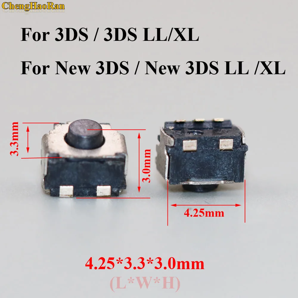 ChengHaoRan 20 шт. новые для 3DS & XL запасные части кнопка плеча L R переключатели