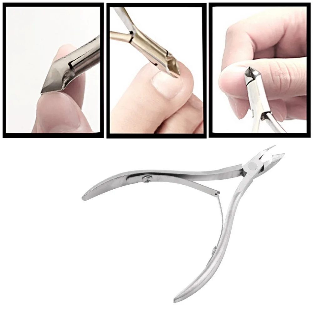

10pcs Stainless Steel Sharp Edge Nail Cuticle Scissors Nippers Clipper Manicure Pedicure Nail Art Tools Remover Kit