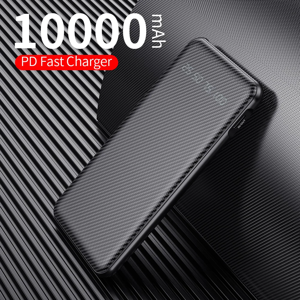 

Rock 10000mah PD 3.0 QC 3.0 18w USB C Quick Charge Power Bank 9v 2A PD3.0 QC3.0 Fast Charging Type C Powerbank Portable Charger