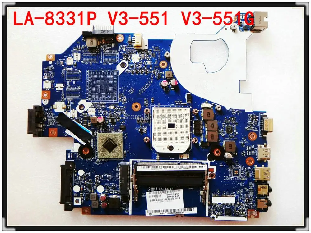 

Q5WV8 LA-8331P For Acer asipre V3-551 V3-551G Laptop Motherboard For Gateway NV52L DDR3 NB.C1711.001 NBC1711001