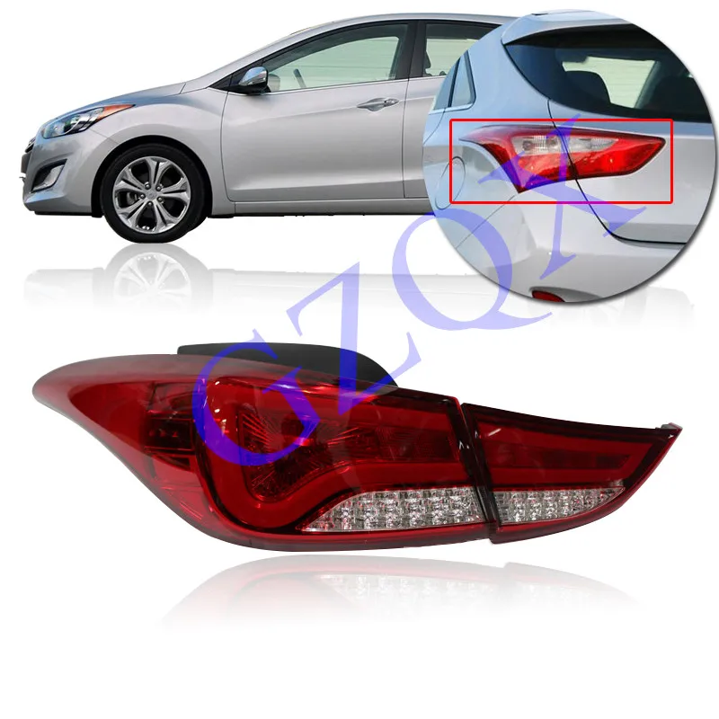 CAPQX 1 пара светодио дный фонарь для hyundai Elantra 2010-новинка Tuscon задние лампы тормозной Стоп Хвост фонарь