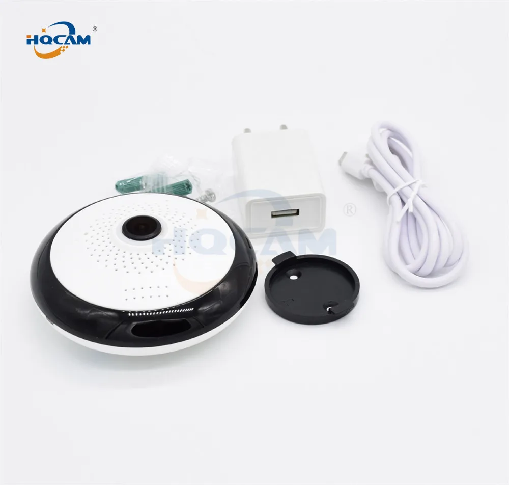 Graus da Câmera de Vigilância Sistema de Câmera Panorâmica de 360 p sem Fio Hqcam Fisheye Wifi ip Home Security P2p Camhi vr hd 1080 15 Câmeras de vigilância