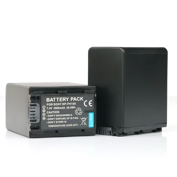 

LANFULANG 2 PCS NP-FH100 NP FH100 Replacement Li-ion Battery For Sony HDR-SR12 HDR-UX5 HDR-XR105 HDR-XR106 HDR-XR100 HDR-UX9