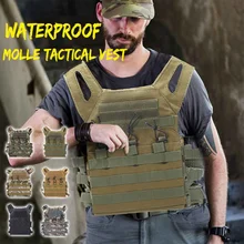 Камуфляжный жилет CS армия военный тактический жилет Wargame Body Molle на открытом воздухе оборудование 6 цветов 600D нейлон