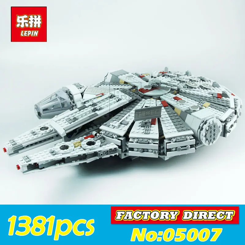 

LEPIN Blocks Marvel Star WAR_s Series Millennium Falcon 05007 1381pcs Toys Building Blocks Bricks Toys for Children Gifts 10467
