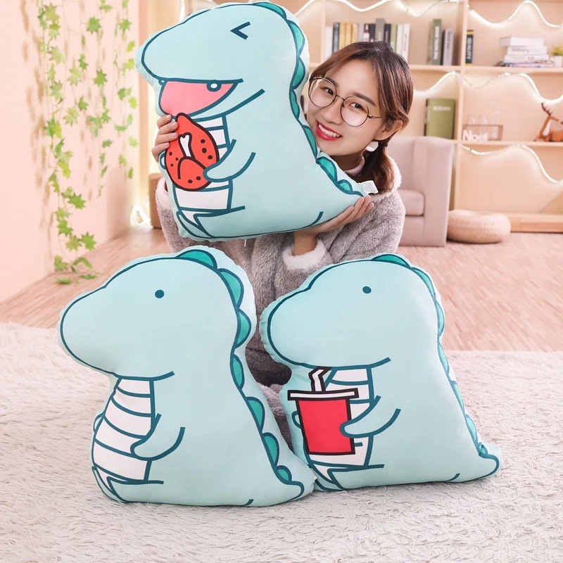 45 cm Plump Cartoon Dinosaur Plush Toy Stuffed Jurassic Animal Toys