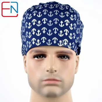 

Hennar brand medical caps,100% cotton with size suit for men scrub caps