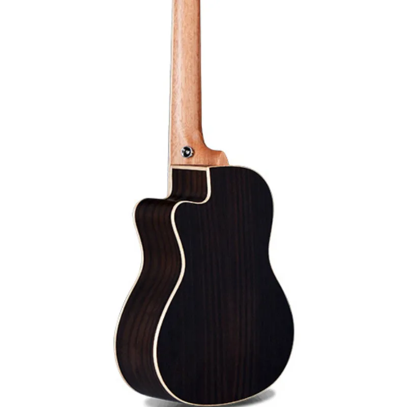 Топ однотонная укулеле Cedar Rosewood Concert Tenor 24 26 дюймов Cutaway pick Up Guitar Mini 4 струны Ukelele