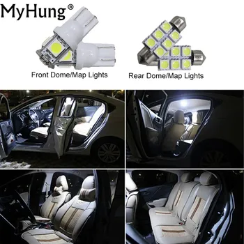 

Car Led Interior Light C10W W5W Replacement Bulbs For KIA Carens Convenience Bulbs Headlight Map Lamp Light Bright White 4PCS