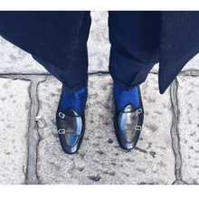 Kaeve/брендовые лоферы; классическая мужская обувь ручной работы с двойной пряжкой в винтажном стиле; мокасины; Свадебная обувь; повседневная кожаная обувь на плоской подошве