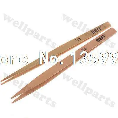 

BEST20+BEST21 Straight Anti-static Antimagnetic Bamboo Tweezers Maintenance Tool