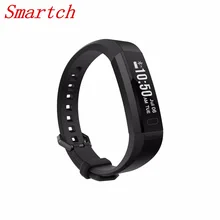 Smartch Последняя мода Стиль Bluetooth 4.0 Фитнес V11 смарт-браслет сердечного ритма Мониторы Smart Band вызова SMS текста напоминание наручные