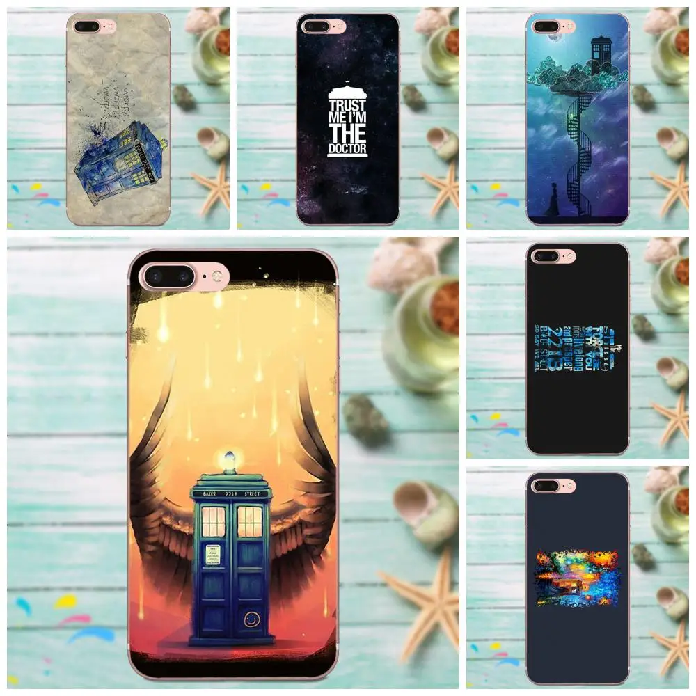 

For Huawei Honor 4C 5A 5C 5X 6 6A 6X 7 7A 7C 7X 8 8C 8S 9 10 10i 20 20i Lite Pro TPU Patterns Sherlock 221b Tardis Doctor Who