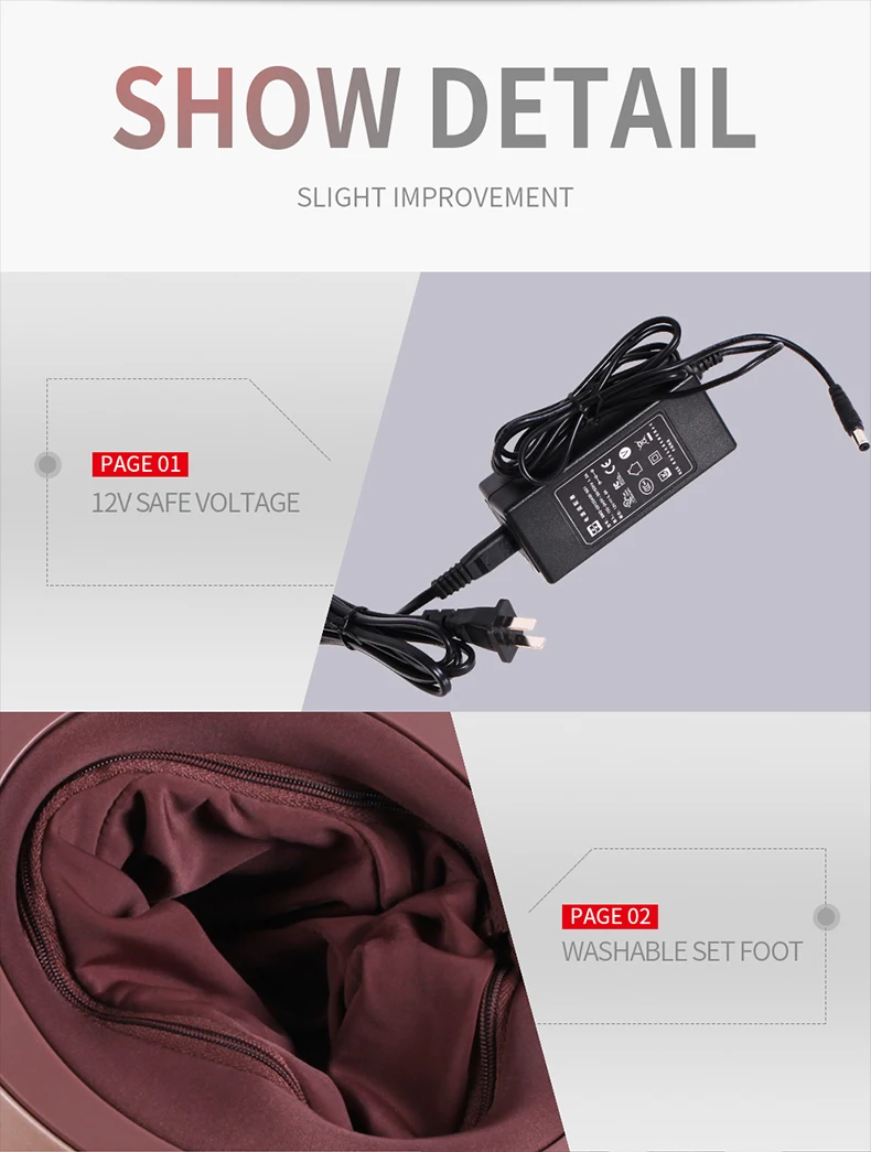 JinKaiRui Electric Health Care Antistress Muscle Release Therapy Rollers Shiatsu Gua Sha Heat Foot Massager Machine Device 12