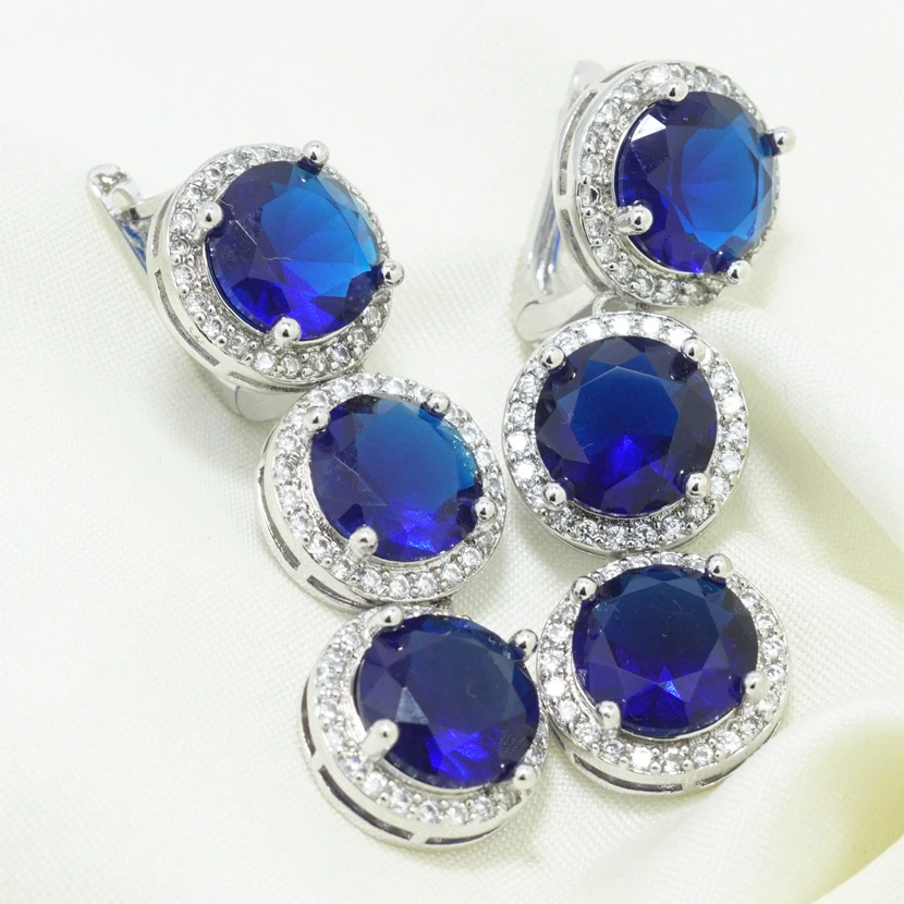 

Yunkingdom round silver color crystal cubic zirconia dangle earrings for women wedding long earrings wholesale