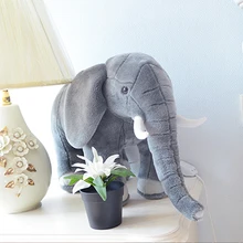 Cute Animal Soft Elephant Plush Toys Doll Stuffed Kids Cushion Brinquedos Menina Big Elephant Pillow Oyuncak