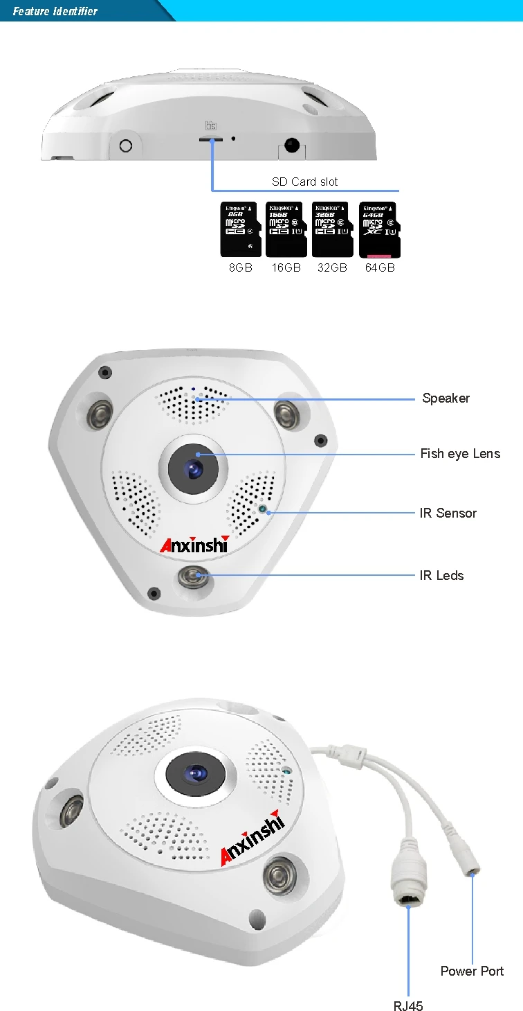 4MP HD рыбий глаз Беспроводная ip-камера wifi 360 градусов Мини WiFi камера сеть Домашняя безопасность панорамный фотоаппарат ИК камера наблюдения