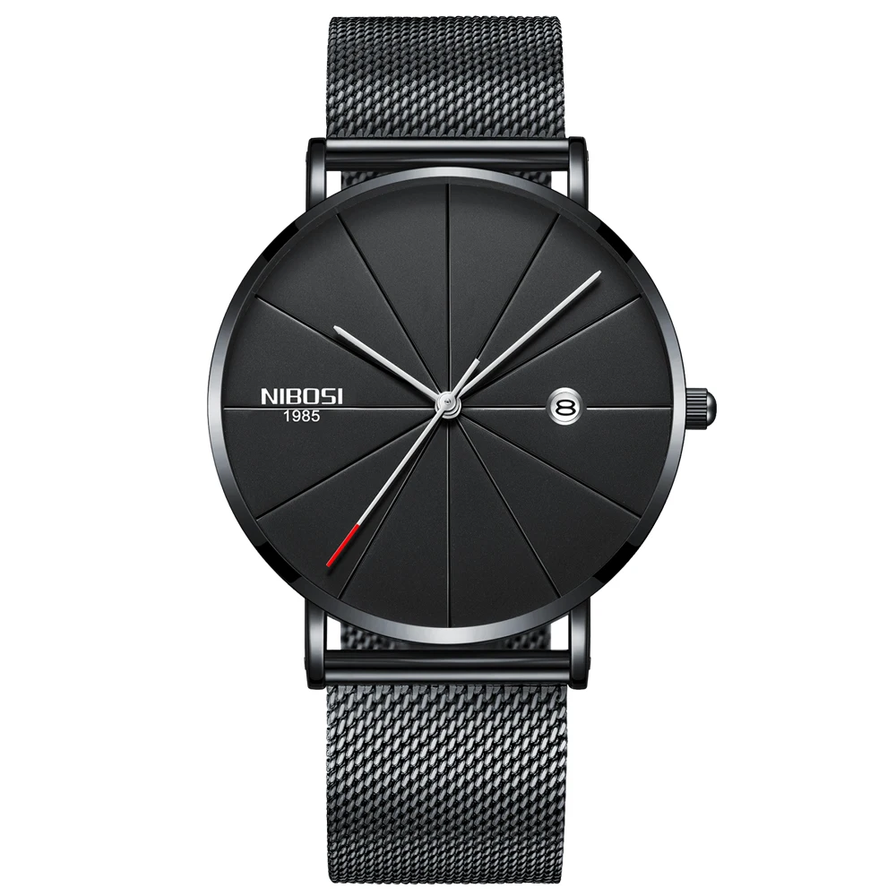

NIBOSI Simple Watch Men Quartz Casual Waterproof Fashion Men's Wristwatch Casual Business Ultra Thin Montre Homme
