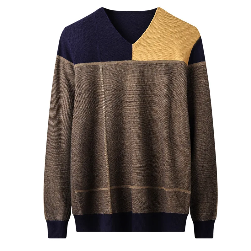 

New men pullovers plus size 6xl 7xl 8xl Men's Christmas Sweater plus size Long Sleeve Knitted Pullovers Sweaters