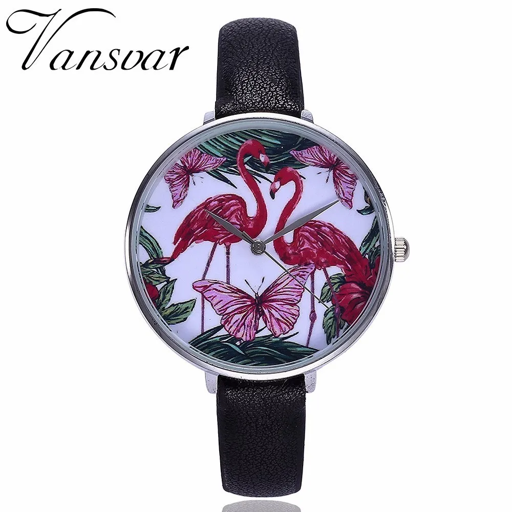 Hot Fashion Women Flamingos Watch Casual Ladies Leather Quartz Wristwatches Relogio Feminino Dropshipping huismerk kopen in de aanbieding Hot Fashion Women Flamingos Watch Casual Ladies Leather Quartz Wristwatches Relogio Feminino Dropshipping huismerk kopen in de aanbieding