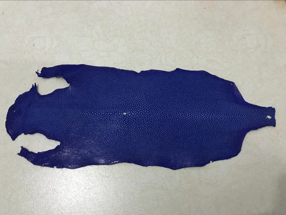 Bule Genuine Stingray Skin