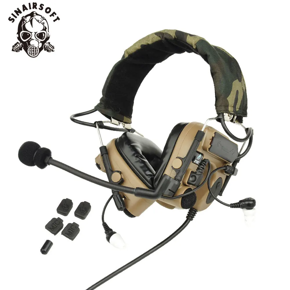 SINAIRSOFT Z-tactical Sordin тактическая гарнитура Airsoft Comtac Z038 ZCOMTAC IV наушники с шумоподавлением