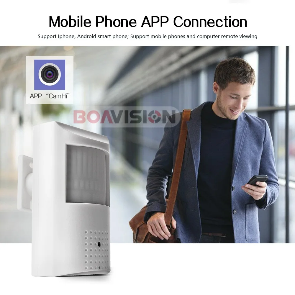 PIR стиль Беспроводная ip камера 720 P 960 1080 Wi Fi Встроенный микрофон 940nm Невидимый ИК