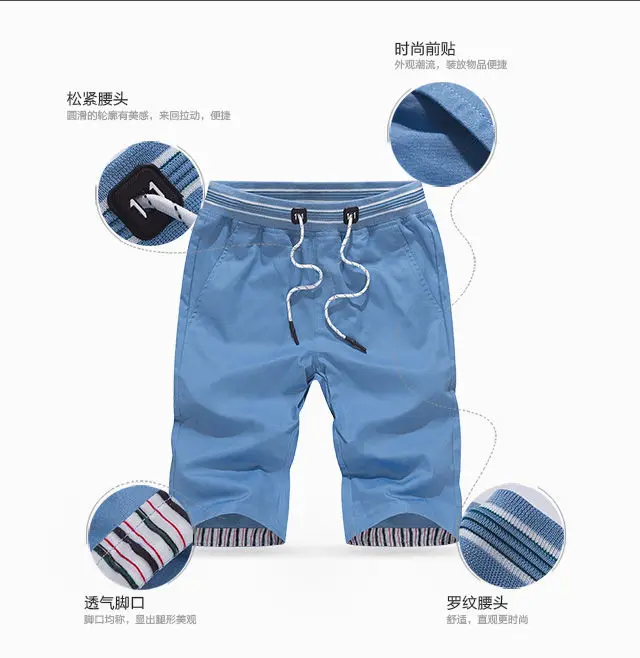 casual shorts for men Men's Casual 100% Cotton Shorts, Summer Travel Beach Short for Men ,High Quality Loose Breathable Leisure Home White Shorts Male mens casual shorts