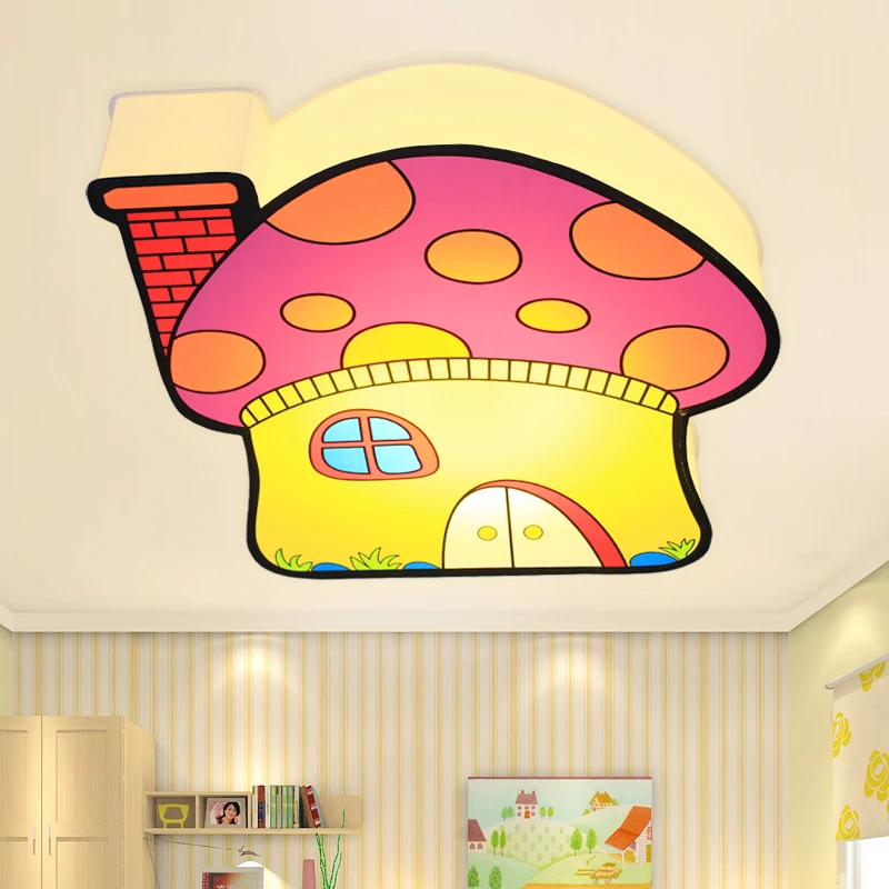 

Children toy modern LED energy-saving dome light creative cartoon light children room bedroom lamps and lanterns of mushrooms