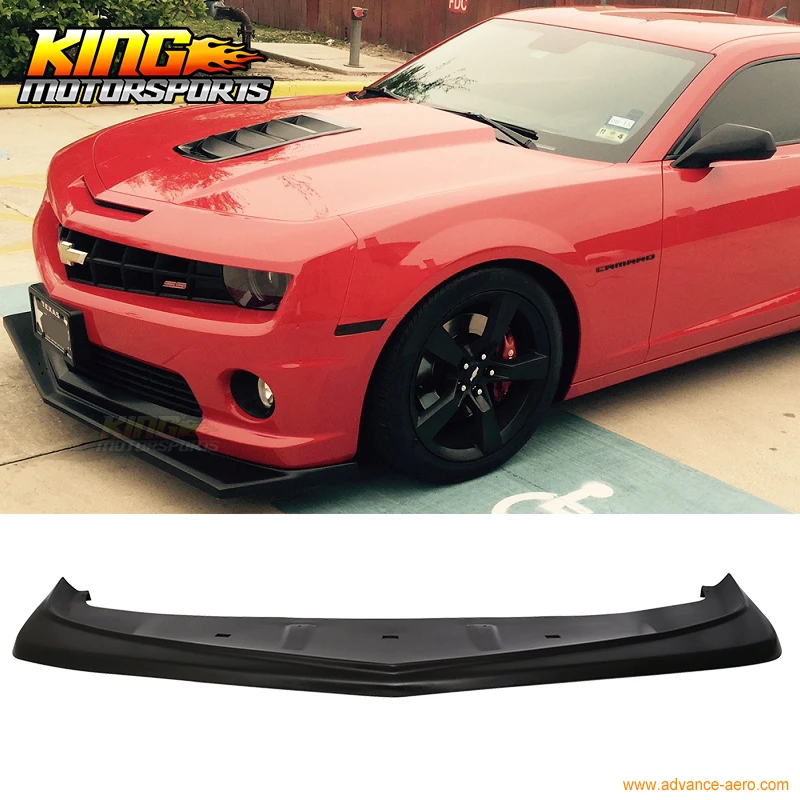 

For 2010-2013 11 12 Chevy Camaro V8 Z28 Look Style Front Bumper Lip Lower Spoiler Urethane PU