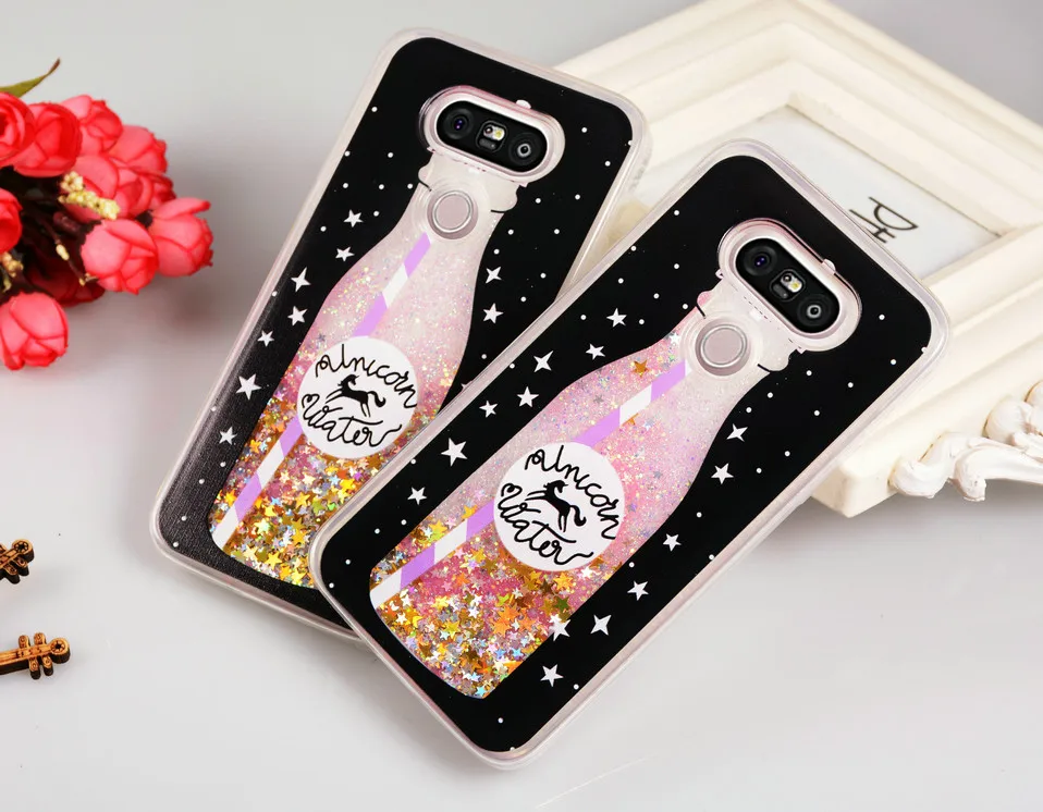 Quicksand Cover for LG G5 Case Silicone Luxury Glitter Liquid Cases For Cover LG G5 h850 Case Cute Funda    (6)