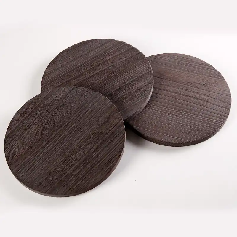 wooden table coasters
