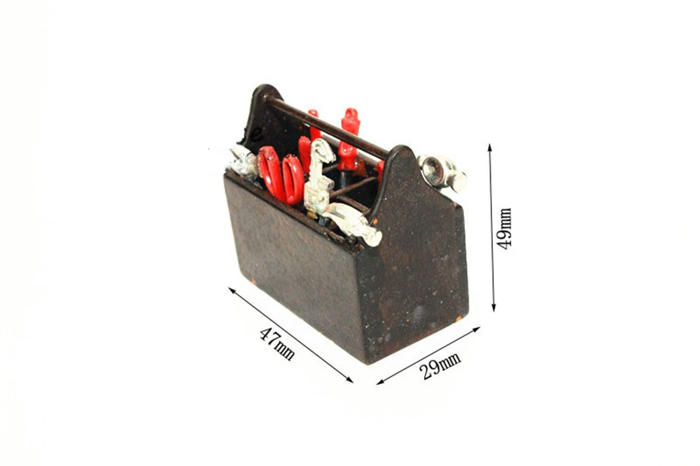 1/12 Кукольный миниатюрные аксессуары мини ремонт инструментов моделирования мебель инструментов модель игрушки для кукольного дома