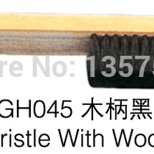 Горячая 1 шт./лот GH045 черная щетина с деревянной ручкой и Очищающая щетка ювелирные инструменты и машина