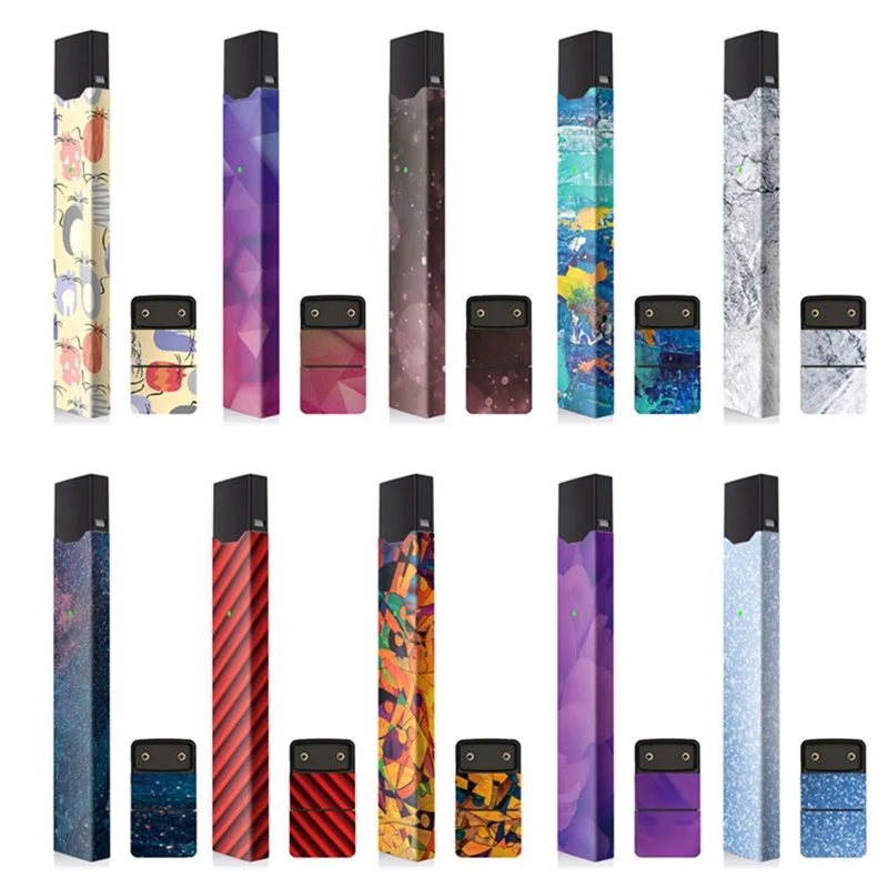 

Colorful PVC Case Cover Sticker for Juul E Cigarette