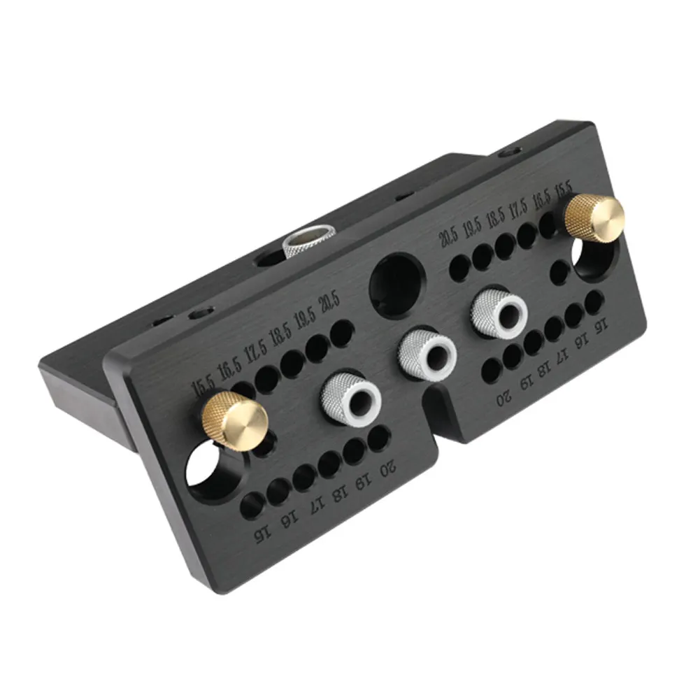 

3 in 1 Punch Locator Drill Guide Woodworking Hole Punching Tool