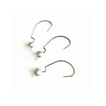 5 шт./лот кривошипно свинцовая головка острые Крючки для Червяков 3,8g 7g10g свинцовый крючок для рыбалки приспособление приманки против насекомых для рыбалки аксессуары