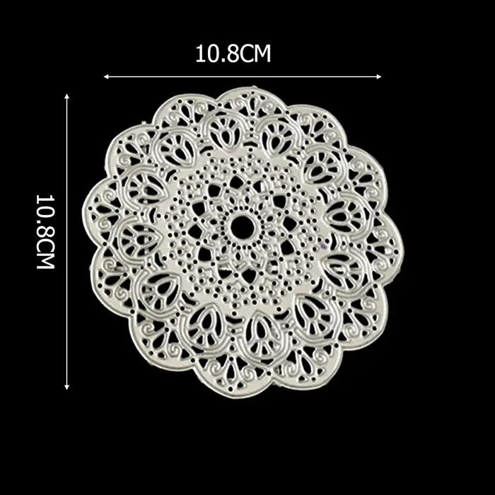 Цветок Doily ремесло высечки Металлические высечки для DIY скрапбукинга Новые карточные трафареты с тиснением Troqueles ремесленные штампы - Цвет: Type 2