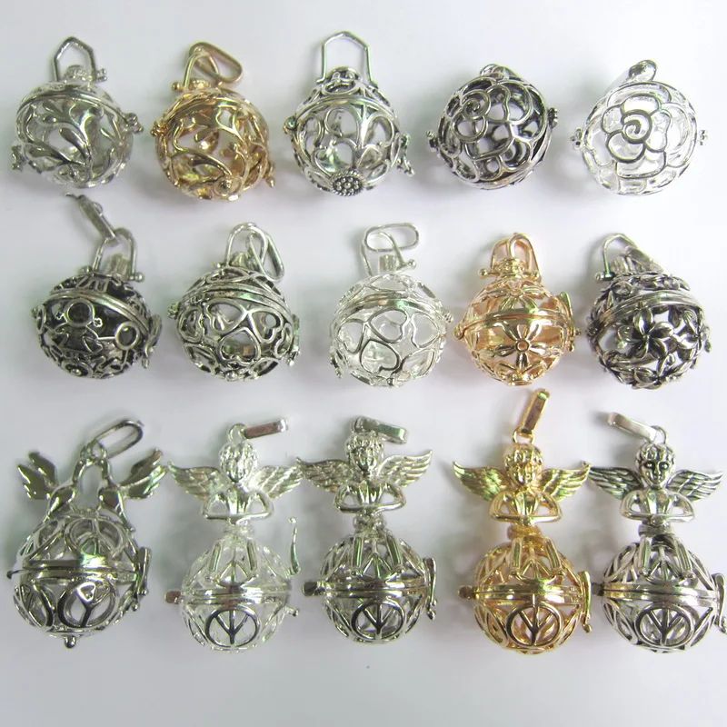 

1pc Cheap Sale Good Quality Openable DIY Locket Cage Pendant