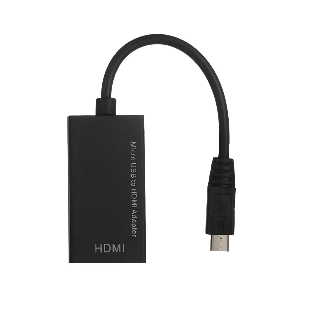Micro USB к HDMI 1080 P мужчин и женщин высокоскоростной HDTV адаптер конвертер кабель для