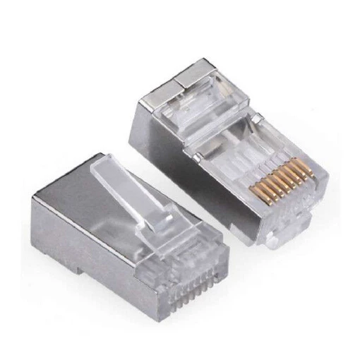 Installerparts RJ45 Cat.5E Shielded Plug Stranded 50 Micron 100pk Installerparts RJ45 Cat.5E Shielded Plug Stranded 50 Micron 100pk