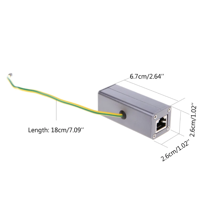 Новая сеть Ethernet карты RJ45 Стабилизатор напряжения Гром Молния перенапряжения устройство защиты Лидер продаж