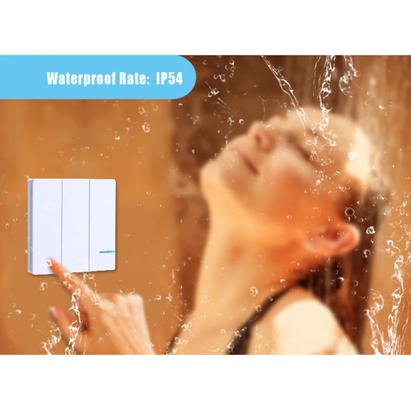 

switch wireless wireless switch 220v smart wifi wall remote control light switches waterproof touch push button switch